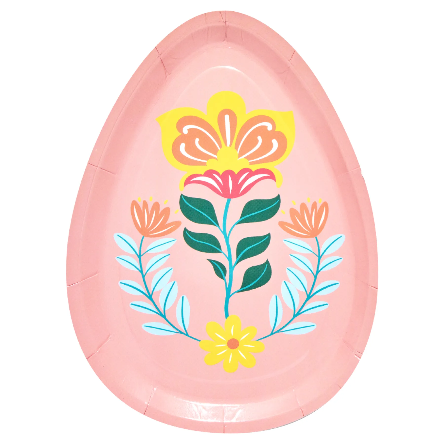 Folklore Easter Egg Die Cut Salad Plates/8pk-Sophistiplate Clearance