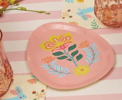 Folklore Easter Egg Die Cut Salad Plates/8pk-Sophistiplate Clearance