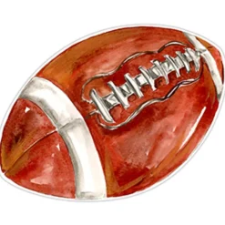 Football Die-Cut Placemat-Rosanne Beck Sale