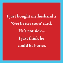 Get better soon Coaster-Drinks On Me Coasters Online