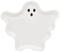 Ghost Salad Plate Boo Treats/8pk-Sophistiplate Hot