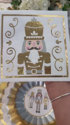 Gilded Nutcracker Paper Lunch Napkin/20pk-Sophistiplate Online