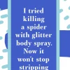 Glitter Body Spray Dish Towel-Drinks On Me New