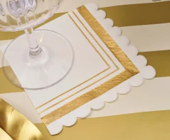 Gold & White Table Setting-Sophistiplate Outlet