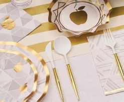 Gold Bella Assorted Plastic Cutlery/24pc, Service for 8-Sophistiplate Hot