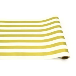 Gold Classic Stripe Runner - 20" x 25'-Hester u0026 Cook Sale