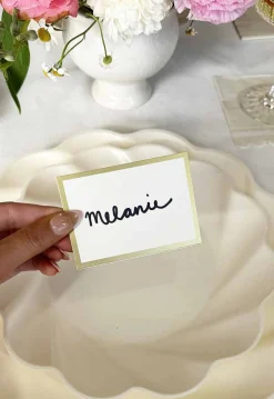 Gold Frame Place Card/12ct-Hester u0026 Cook New