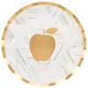 Golden Apple Wavy Paper Dinner Plate/8pk-Sophistiplate Discount