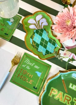 Golf Bag Die Cut Salad Plates/8pk-Sophistiplate Discount