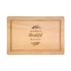 Grateful, Thankful, Blessed - Wood Cutting & Cheeseboard 18 x 12"-Maple Sale