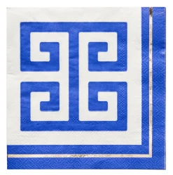 Greek Key Paper Cocktail Napkin/20pk-Sophistiplate Outlet