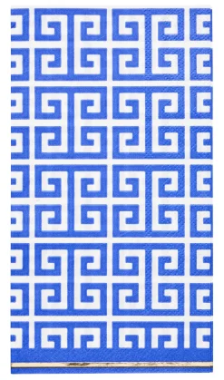 Greek Key Paper Guest Towel/20pk-Sophistiplate Outlet