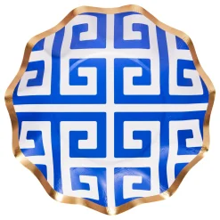 Greek Key Wavy Paper Appetizer/Dessert Bowl/8pk-Sophistiplate New