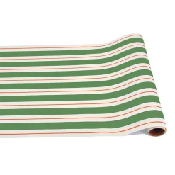 Green & Red Awning Stripe Runner - 20 x 25'"-Hester u0026 Cook Sale