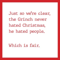 Grinch Christmas Coaster-drinksonmecoasters Sale