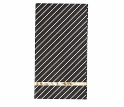 Guest Towel Everyday Black/20ct-Sophistiplate New