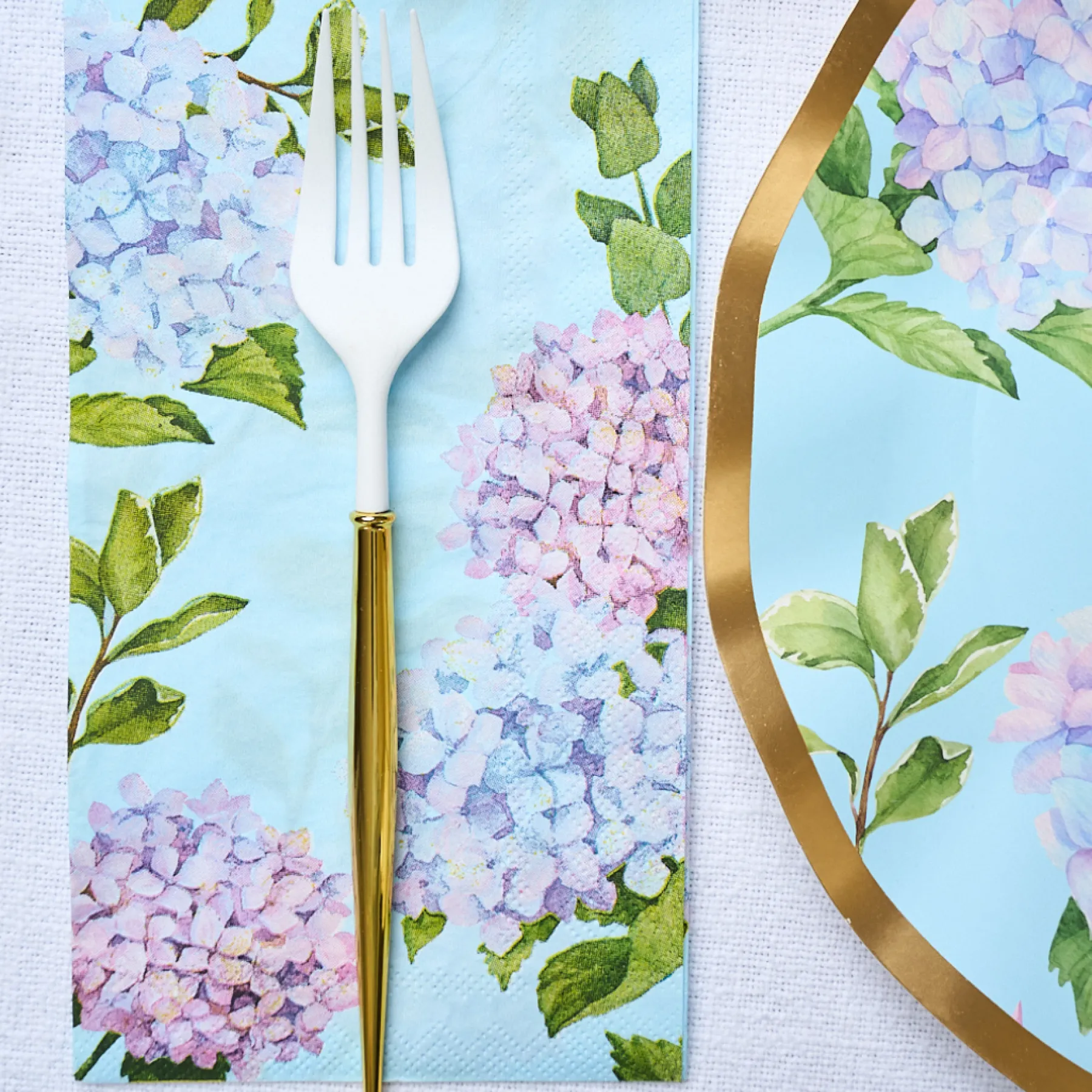 Guest Towel Hydrangea 3 Ply - 20pk-Sophistiplate Hot