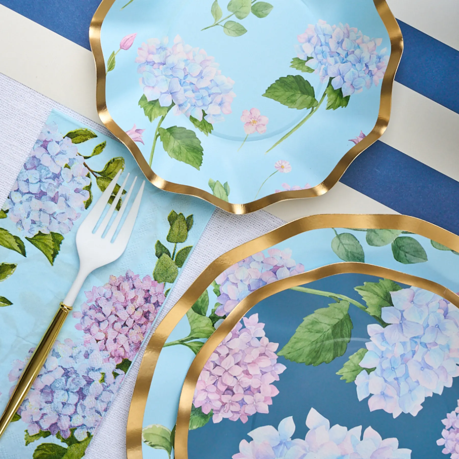 Guest Towel Hydrangea 3 Ply - 20pk-Sophistiplate Hot