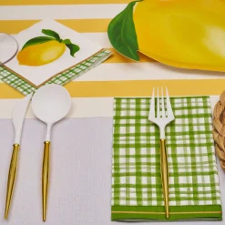 Guest Towel Lemon and Stem 3 Ply/20pk-Sophistiplate Online