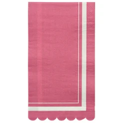 Guest Towel Scalloped Edge Berry/20 pkg-Sophistiplate New