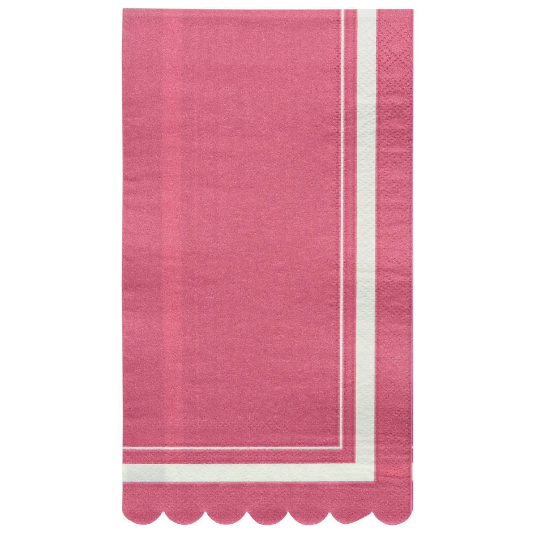 Guest Towel Scalloped Edge Berry/20 pkg-Sophistiplate New