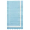 Guest Towel Scalloped Edge Sky Blue/20 pkg-Sophistiplate Online