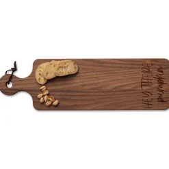 Handled Walnut Bread Board | Hey There Pumpkin | 20" x 6"-Maple New