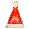Hat Salad Plate Jolly Holiday/8 pkg-Sophistiplate New