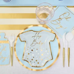 Hey Baby Blue Table Setting-Sophistiplate Hot