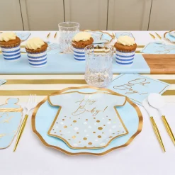Hey Baby Blue Table Setting-Sophistiplate Hot