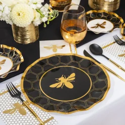 Honeybee Wavy Paper Appetizer/Dessert Bowl/8pk-Sophistiplate Sale