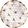Honeybee Wavy Paper Salad Plate/8pk-Sophistiplate Outlet
