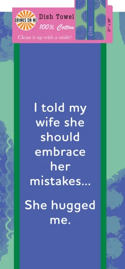 Hugged Me Dish Towel-Drinks On Me Outlet