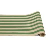 Kraft Green Classic Stripe Runner - 20" x 25'-Hester u0026 Cook Outlet