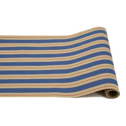 Kraft Navy & Red Awning Stripe Runner - 20" x 25'-Hester u0026 Cook Best