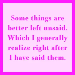 Left Unsaid Coaster-drinksonmecoasters Sale