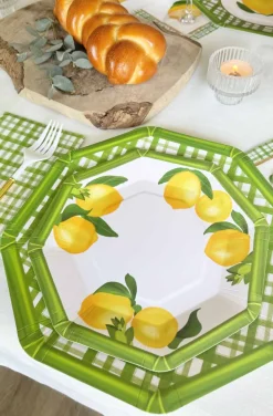 Lemon and Stem Table Setting-Sophistiplate Hot