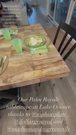 Lemon and Stem Table Setting-Sophistiplate Hot