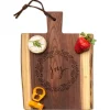 Live Edge Walnut Single Handle Charcuterie Board | Joy Wreath | 9" x 6"-Maple Discount