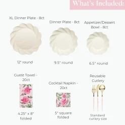 Love in Bloom Table Setting-Sophistiplate Outlet