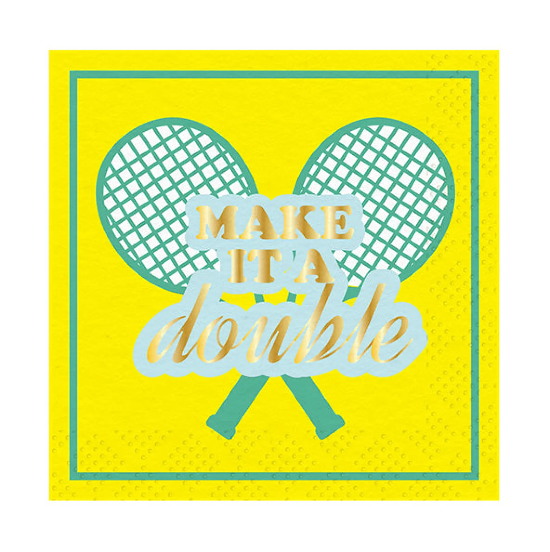 Make It A Double Cocktail Napkins/40pk-Sophistiplate Sale