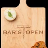 Artisan Paddle Board | Bar's Open | 9 x 6"-Maple Outlet