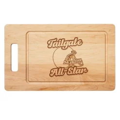 Single Handle Grill Board | Tailgate All-Star | 20 x 12"-Maple Hot