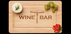 Wood Cheeseboard | Wine Bar | 13 x 8"-Maple Fashion