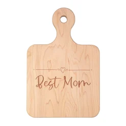 Wood Cutting & Cheeseboard | Best Mom | 12 x 8"-Maple Fashion