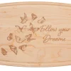 Wood Cutting Board | Follow Your Dreams | 12 x 9"-Maple Fashion