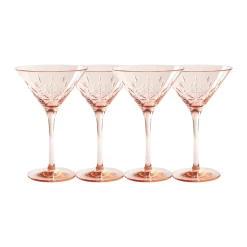 Martini Classic | Blush | 4 Pack | 8 Oz-Sophistiplate LLC Sale