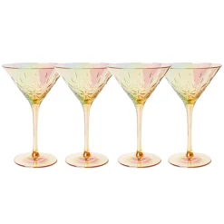 Martini Classic | Gold | 4 Pack | 8 Oz-Sophistiplate LLC Clearance
