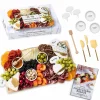 Meg Quinn Charcuterie Board & Accessories Kit-Maple Hot