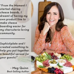 Meg Quinn Charcuterie Board & Accessories Kit-Maple Hot